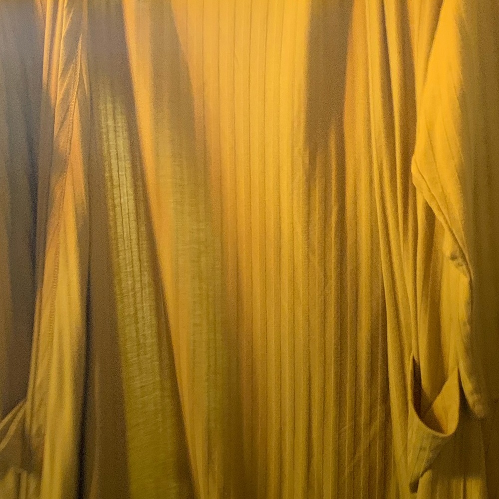 Mustard colored coverup